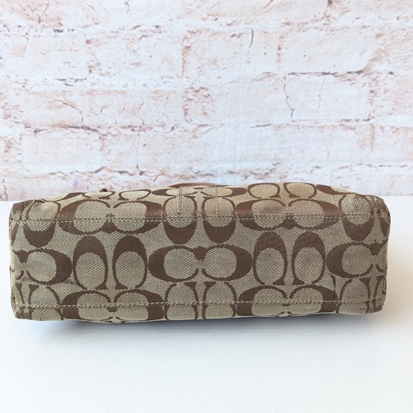 Coach Vintage Leather Canvas Women's Shoulder Hand Bag - Picture 8 of 14